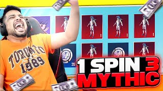 3 MYTHIC SUITS IN 1 SPIN 🥰🔥- $20,000 UC FOR PREMIUM CRATE OPENING - PUBG MOBILE - FM RADIO GAMING