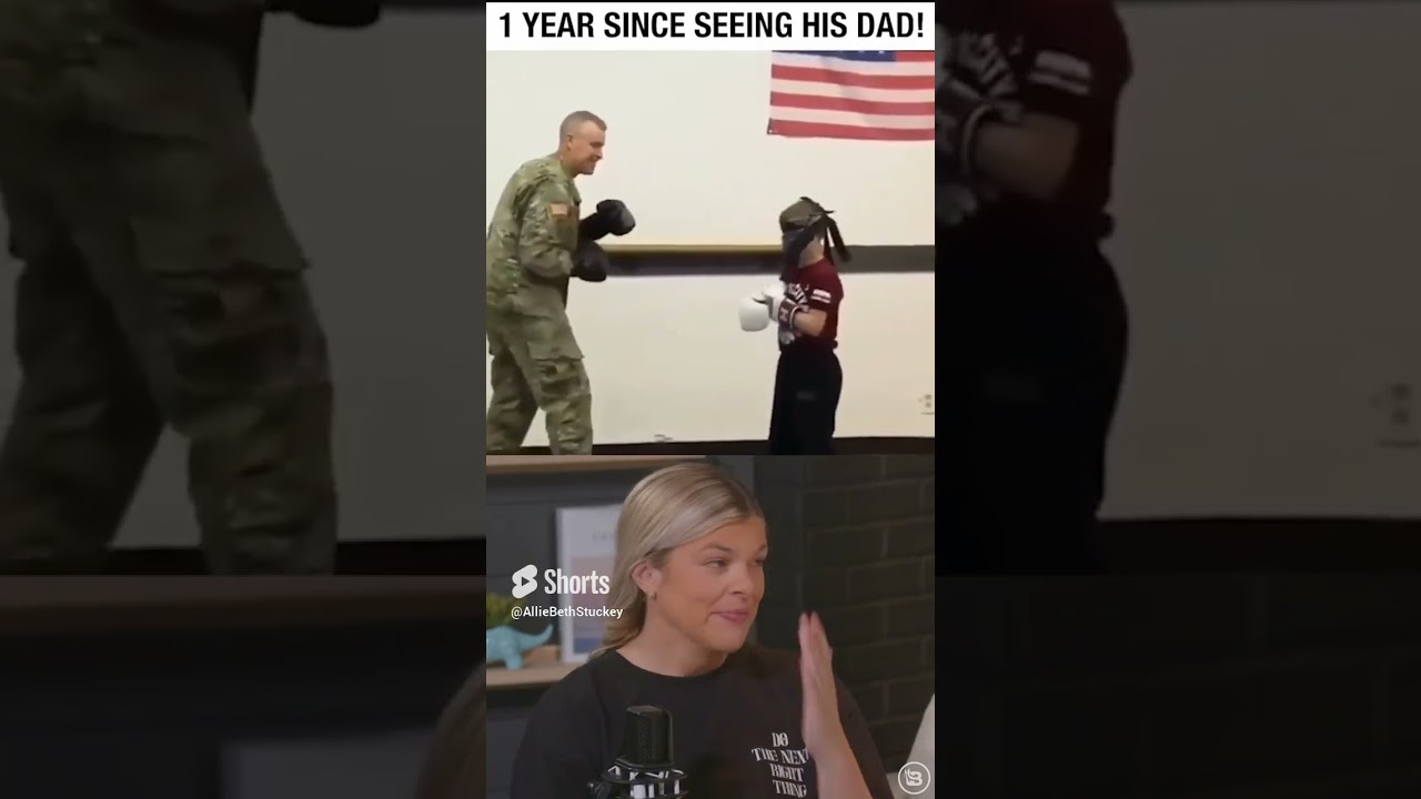 DAD MOMENT: Soldier Returns Home and Surprises His Son!