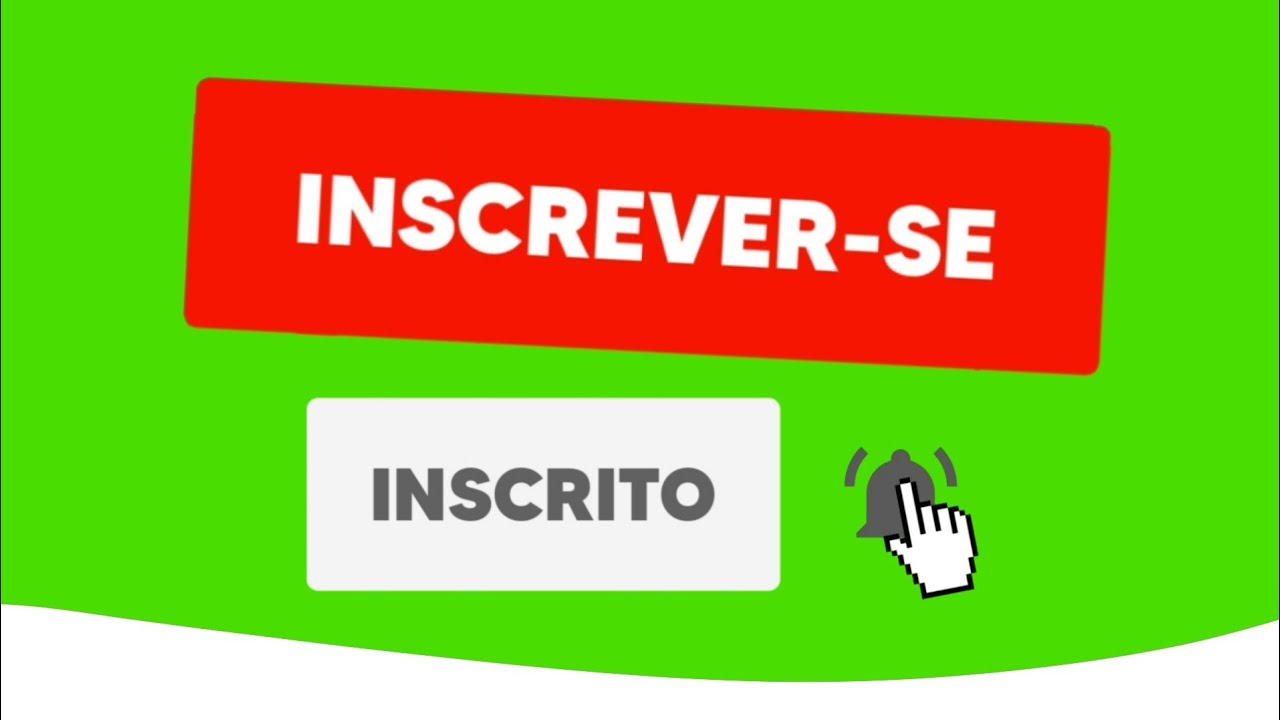 Green Screen Inscreva-se (+Download) Chroma Key 