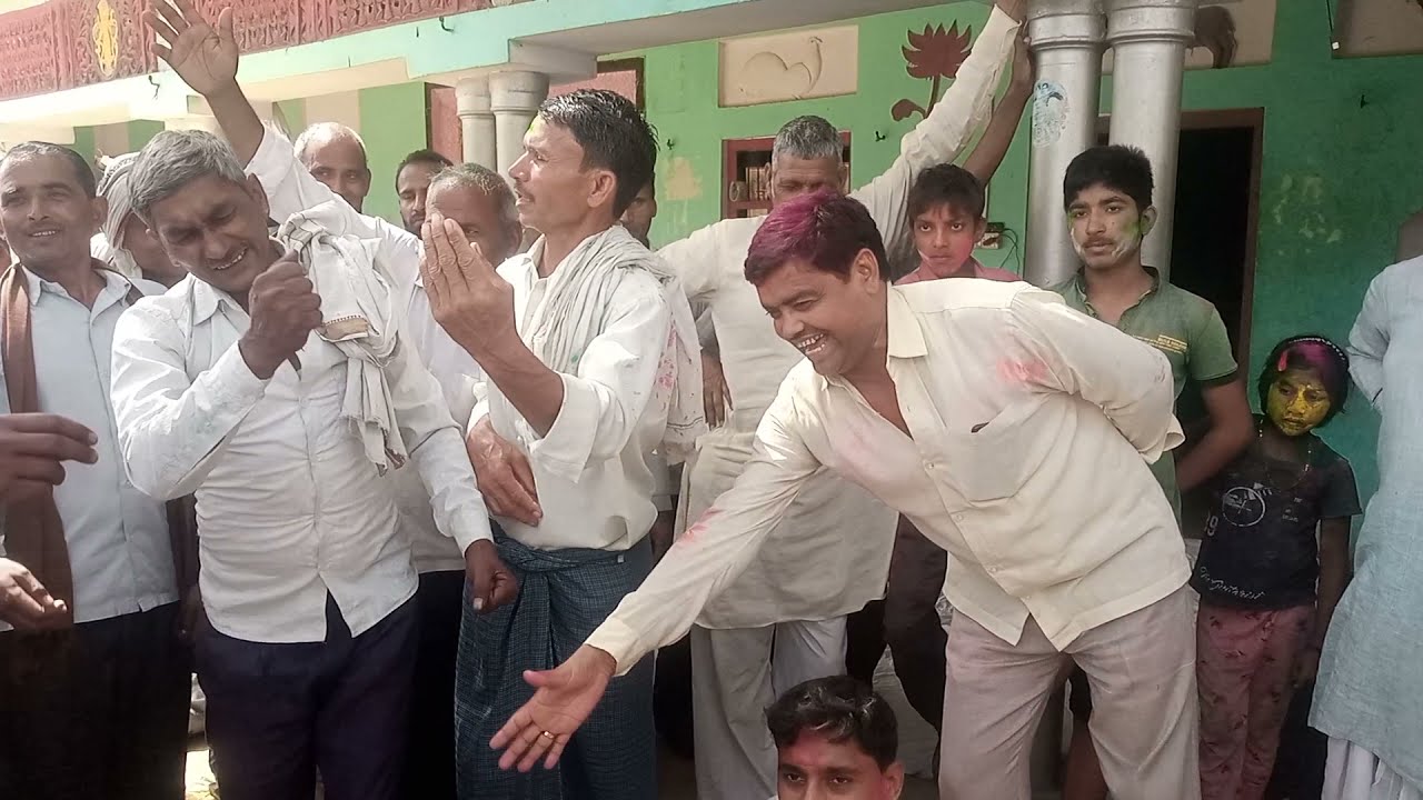 महाभारत सम्राट पप्पू शास्त्री ने नगला रमिया में// मचाया होली में तहलका