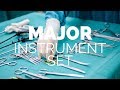 Major abdominal instrument set