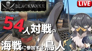 【BlackWake】54人対戦の海外の無料海賊ゲーやってみる【Vtuber | 初見歓迎】