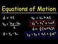 Mastering Motion: Equations, Distance, and Velocity Dynamics