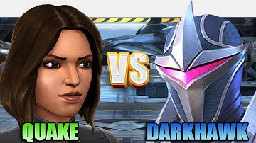 Practicing My Quake N Shake Against Act 6.4.3 Darkhawk - Solo(Almost) - Marvel Contest Of Champions