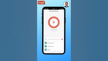 🔓 How to Remotely Unlock H4 WiFi Tuya Access Control with Tuya App