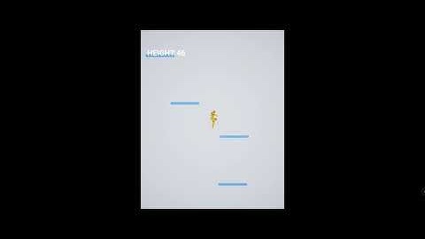 Doodle Jump mobile game in Unreal Engine