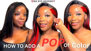 How to add a POP of color WITHOUT DYES | DIY TAPE INS 