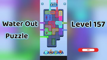Water Out Puzzle Level 157 Walkthrough 💧 | Step-by-Step Guide | Mini Boss
