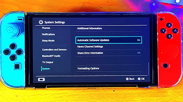 How To Turn On/Off Auto Software Updates on Nintendo Switch OLED