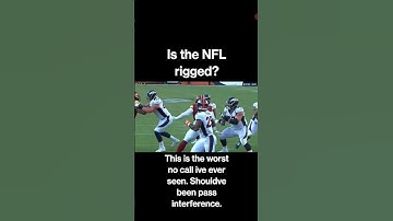 The worst no call pass interference in NFL history