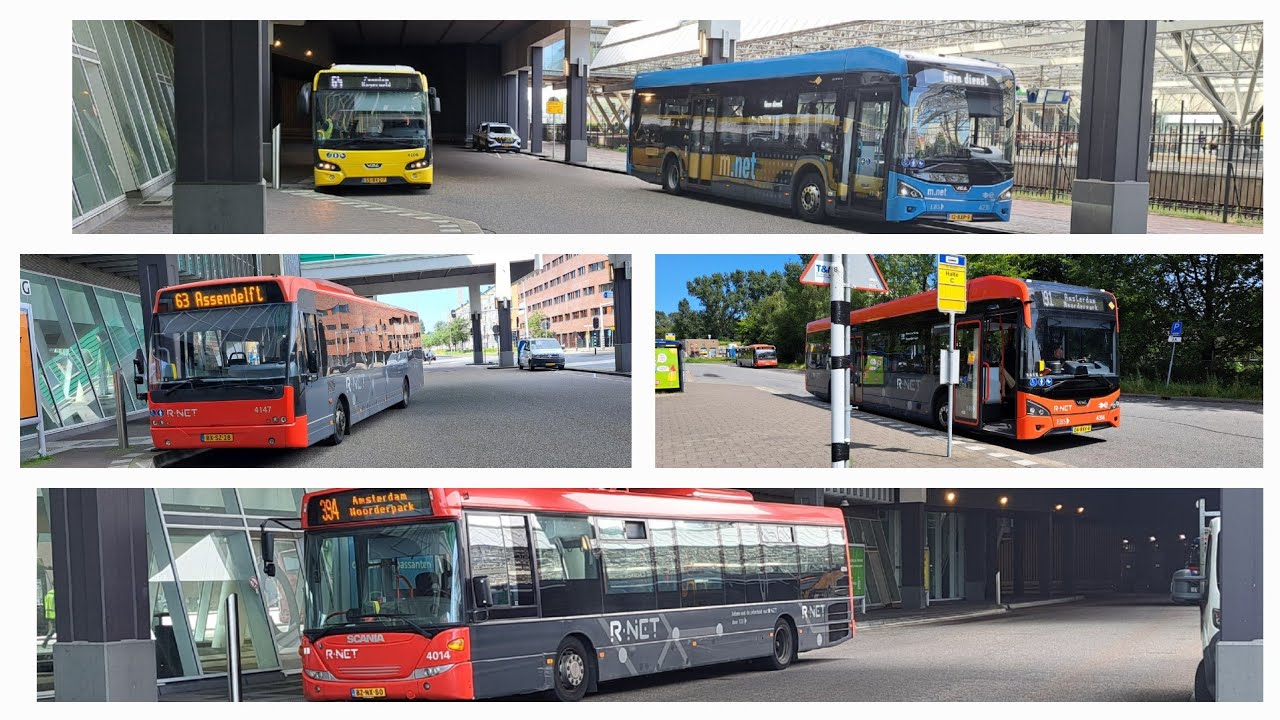 Het openbaar vervoer in Zaandam 31-07-2024