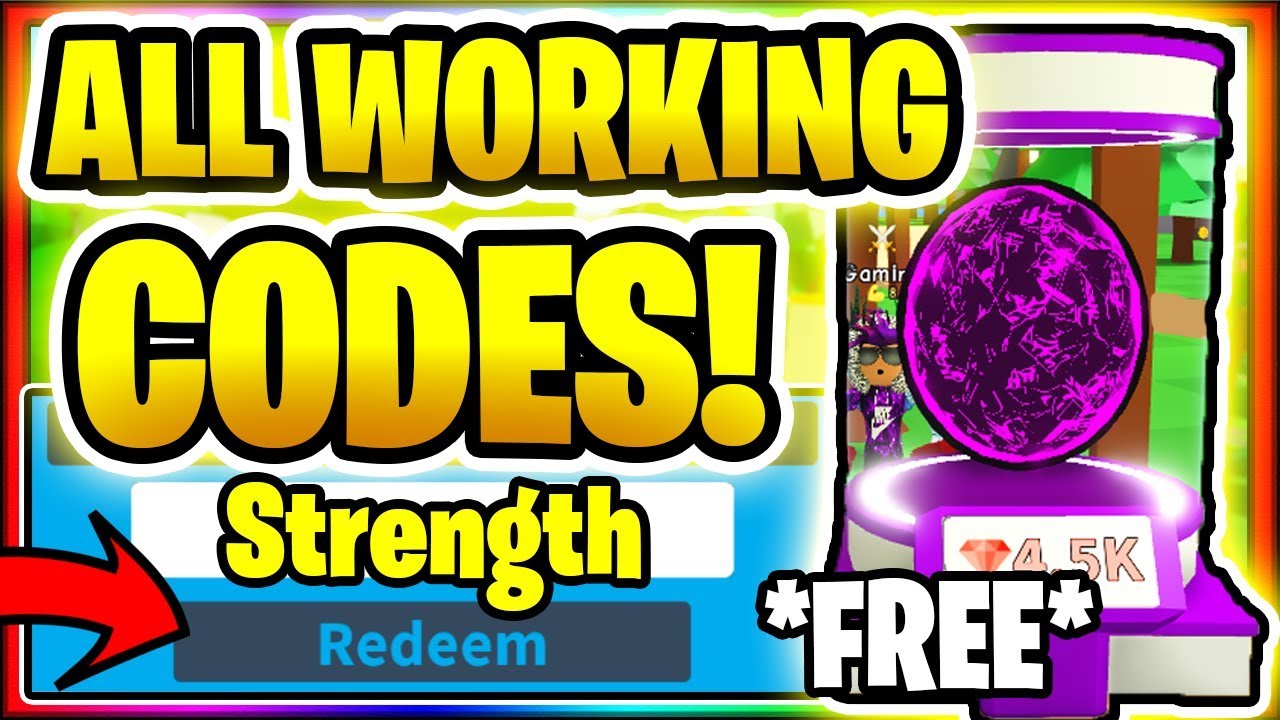 Strength Simulator Codes Roblox July 2020 Mejoress