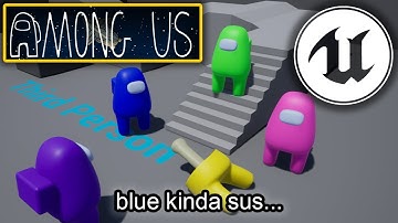 Working On Among Us In Unreal Engine 4!