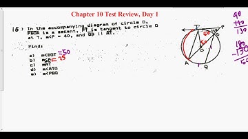 Geometry, Unit 10 Test Review Day 1, #16
