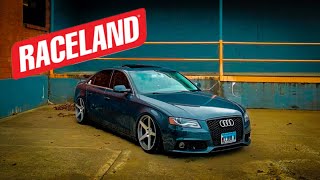 Raceland Air Suspension B8 A4 install! by Mason Tomlin 3,735 views 4 years ago 14 minutes, 7 seconds