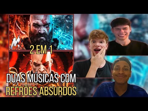 2 em 1 | Ragnarok (Kratos) e Kratos (God of War) - Ruína Dos Deuses | M4rkim | REACT TRIO DA CRIAÇÃO