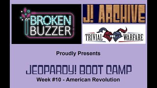 Jeopardy Bootcamp Week #10 – American Revolution – August 13, 2020 screenshot 2