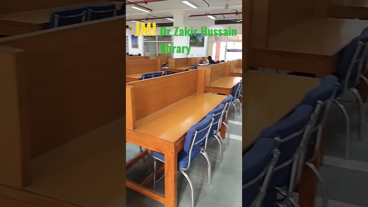 📚🖥️Jamia Millia islamia Dr Zakir Hussain library. 🔔 like and