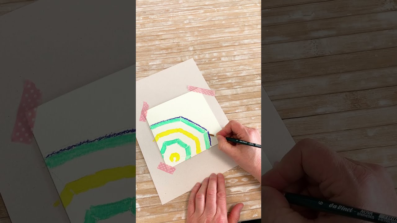 Kleiner Sommergruß auf quadratischer 