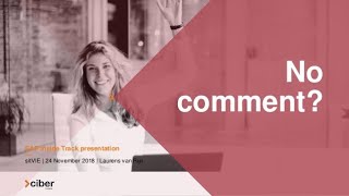 #sitVIE 2018 - Laurens van Rijn - No Comment?