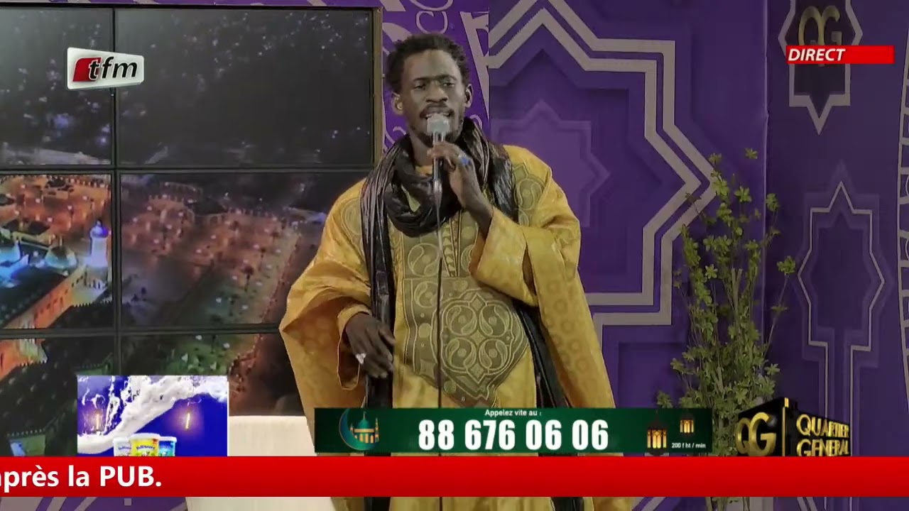 (Xassaide) Ecouter la belle voix de Fallou Tine - QG du 02 Avril 2024