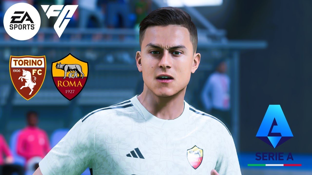 EA Sports FC 24 - Torino Vs. AS Roma - Serie A 23/24 Matchday 5