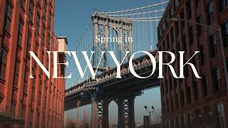 Spring in New York | Dumbo, Brooklyn Bridge, Cherry Blossoms &amp; Coffee