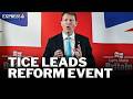 Richard Tice vows to 'clean up Britain' at Reform UK press conference