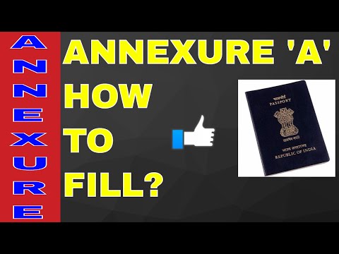 Como preencher Anexo 'A' PARA PASSAPORTE? ALL INFO COM SAMPAL! Em sua demanda !! (HINDI)