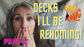 Decks I&#39;ll Be Rehoming (PART 2) #collectioninspection #tarotcollection #tarot