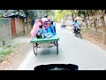 পুঠিয়া গ্রাম্য রাস্তা অদ্ভুত সৌন্দর্য | new moto vlog | trending | Kan Para Vlog | পুঠিয়া রাজবাড়ী