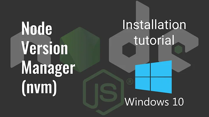 Node Version Manager Windows 10. Easy way to switch Node version. Install nvm.