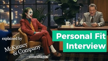 Secrets of the Personal Fit interview explained by McKinsey consultants