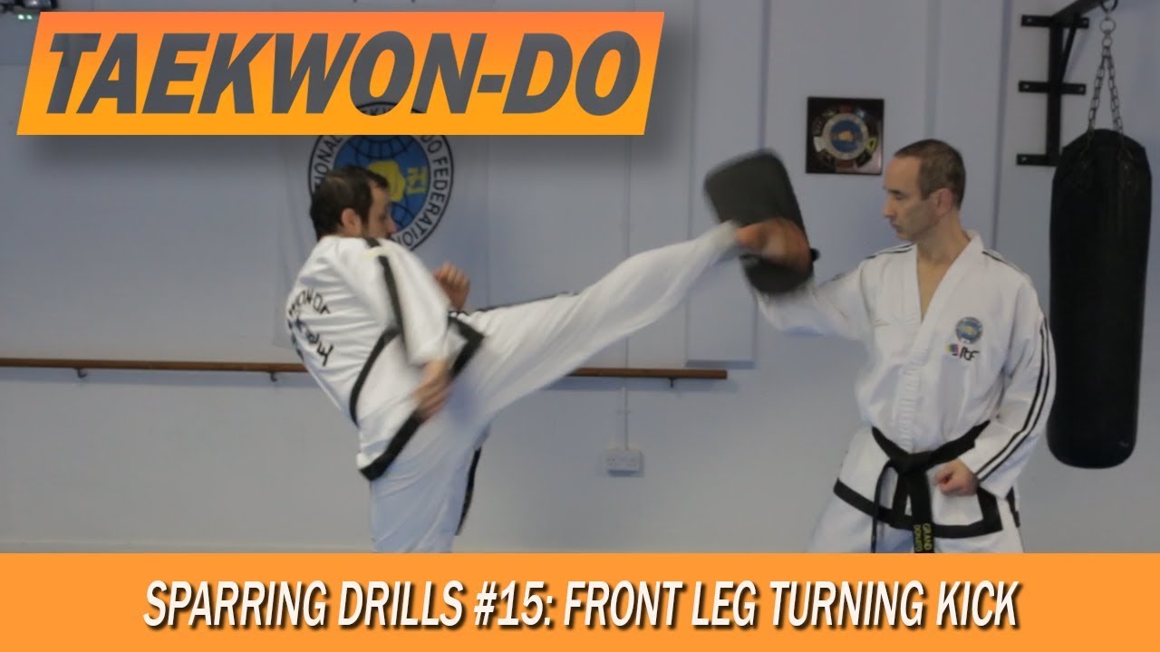 Sparring Drills #15: Front leg Turning Kick
