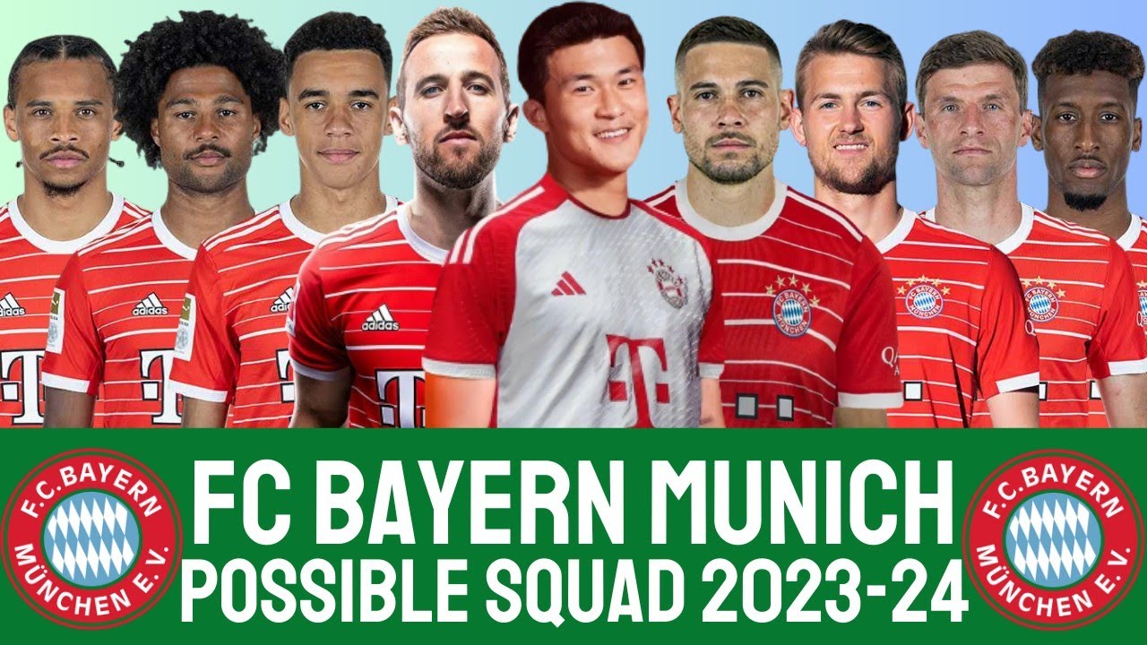 Bayern Munich Possible Squad 202324 With Kim Minjae BAYERN MUNICH