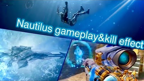 [Call of duty mobile] Nautilus gameplay&kill effect