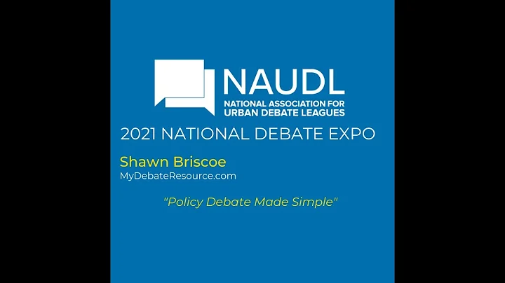 Policy Debate Made Simple - Shawn Briscoe