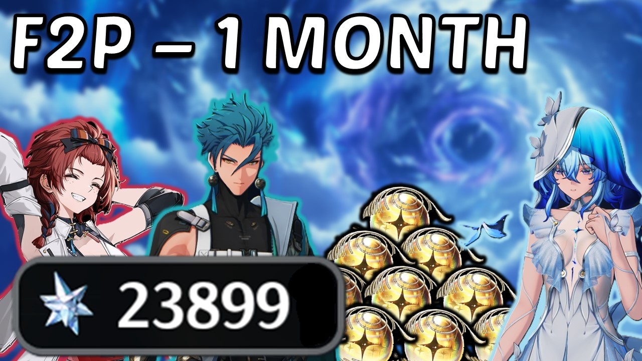 I made ALL This Progress in one MONTH as a New Player completely F2P!  - Wuthering Waves