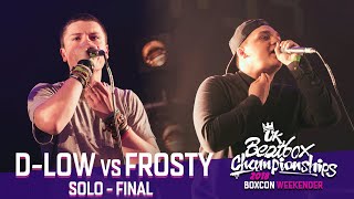D-Low vs Frosty | Solo Final | 2018 UK Beatbox Championships