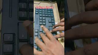 #computerinsert colomn #microsoftoffice #computerzone #computereducation