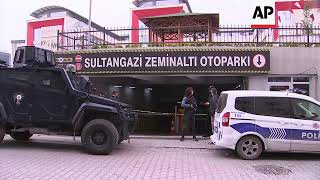 Turkish police at Istanbul car park where Saudi consulate car found screenshot 5