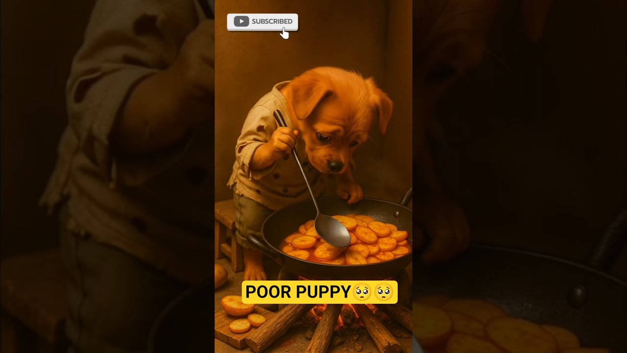 No One Helped Him... So The Poor Puppy Did THIS For Survival! 😭