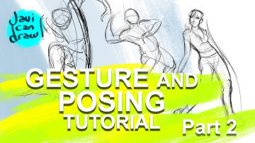 HOW TO DRAW SKETCHES, GESTURE DRAWING and POSING