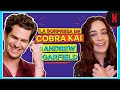 Andrew Garfield recibe un regalo de Cobra Kai