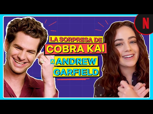 Cobra Kai Stars on Andrew Garfield's Video of the Cast Surprising Him