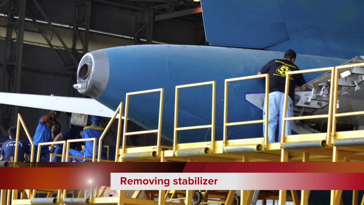 Airbus A320 Stabilizer Repair, Hanoi SOAR *repost* YouTube