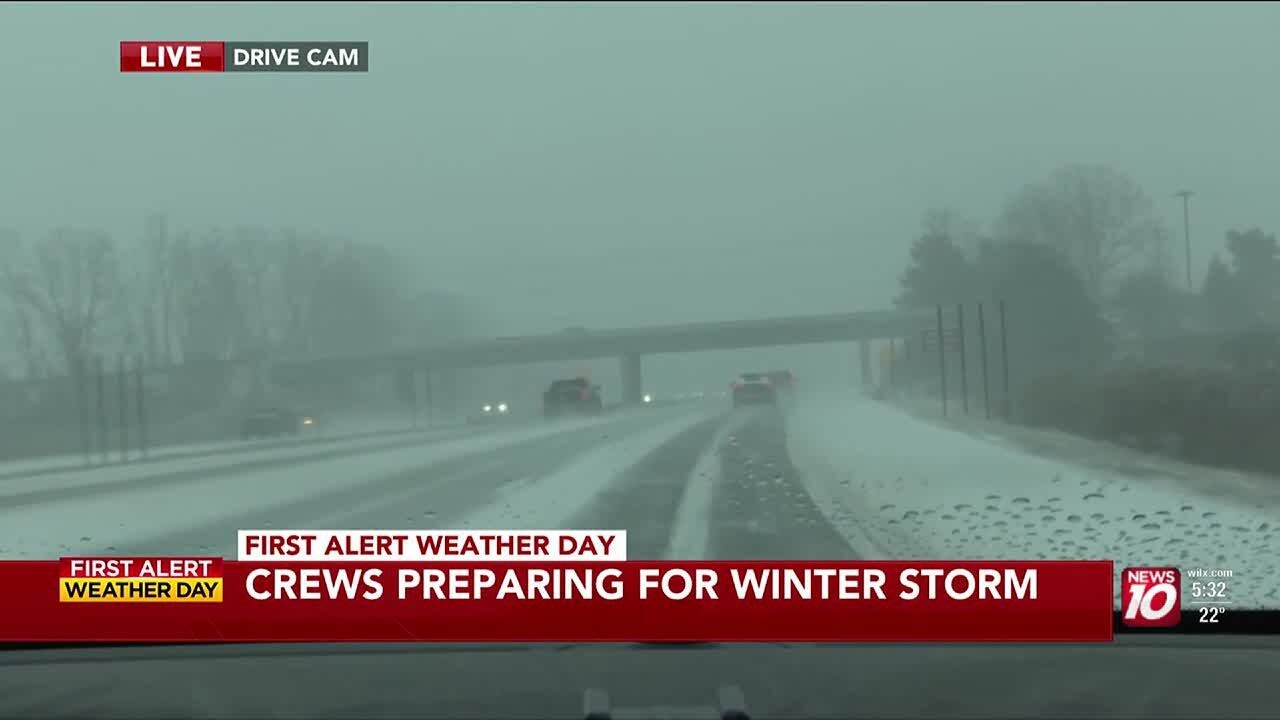 MDOT crews preparing for winter storm - YouTube