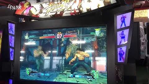 EPARK Street Fighter 4  ,Fighting game machine 街霸