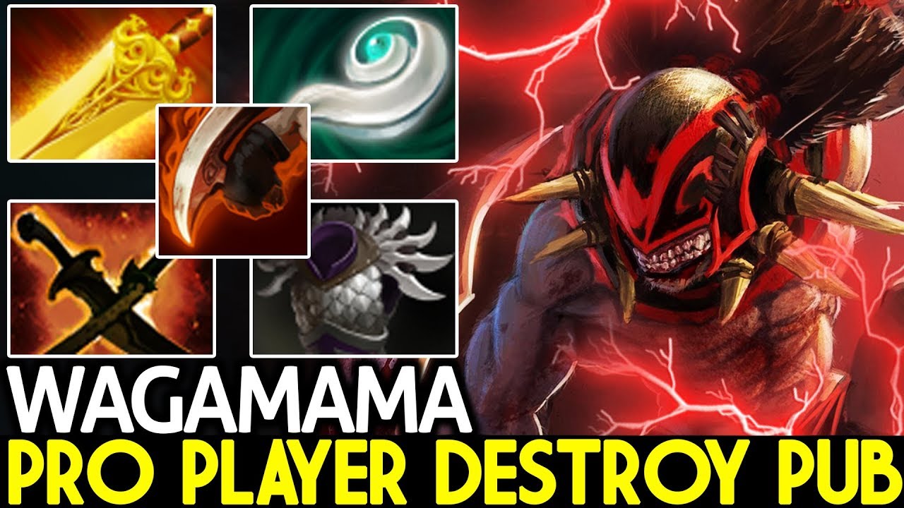 Wagamama [Bloodseeker] Imba Raid Boss Pro Player Destroy Pub Game 7.21 Dota 2 - YouTube