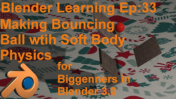How to make Bouncing Ball with Use Soft Body  for Beginners in Blender 3.0 or Blender 3.1